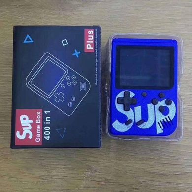 Портативна приставка Retro FC Game Box Sup 400in1 Plus Blue + джойстик
