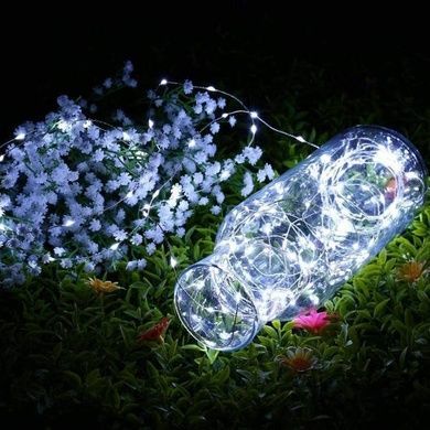 Гірлянда Роса срібний дріт USB з пультом д/в 20м 200LED