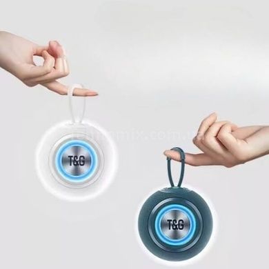 Колонка Bluetooth шар c функцией speakerphone с радио TG337 Синяя