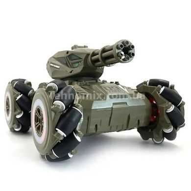 Танк стріляючий з керуванням жестами + пульт д/в Tracked Tank Pank Shooter Зелений