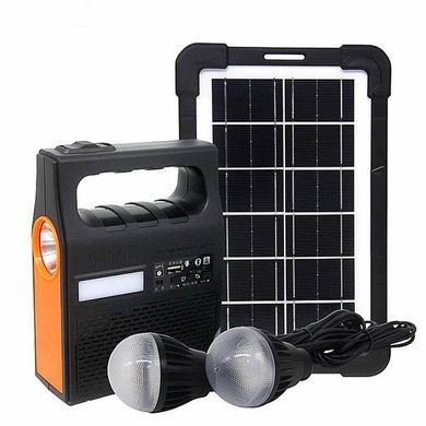 Фонарь на солнечной батарее LM-3601 MP3/Bluetooth/FM Radio/2 лампы