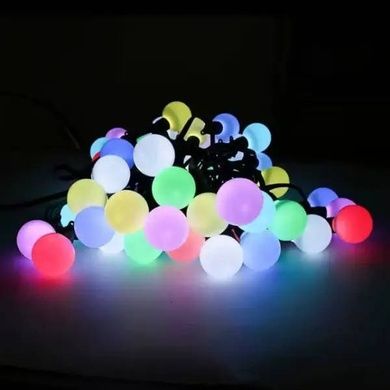 Гирлянда линейная внутренняя Шарики 10M 510LED USB AND 93-5 Черный провод, мультиколор