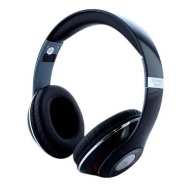 Наушники аккумуляторные беспроводные акустические Bluetooth TM010 Черные