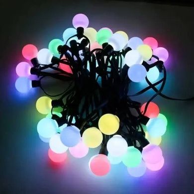 Гирлянда линейная внутренняя Шарики 10M 510LED USB AND 93-5 Черный провод, мультиколор