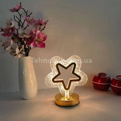 Светильник настольный декоративный Crystal Diamond Золото