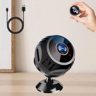 Миникамера с функцией ночного виденья W8 IP Wi-Fi HD Черная