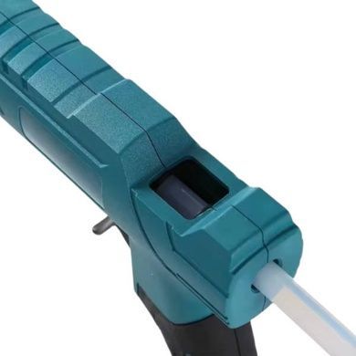 Клеєвий пістолет гарячий акумуляторний +2 АКБ 21V Li-ion Battery Glue Gun Синій