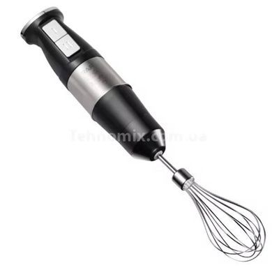 Блендер ручной погружной со сменными насадками 5в1 Stir bar R.334 RAF Черный с серым