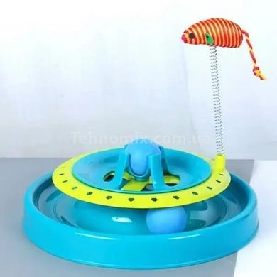 Интерактивная игрушка для котов si mu beibei Голубая