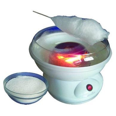 Аппарат для сладкой ваты Cotton Candy Maker + палочки в подарок Белый