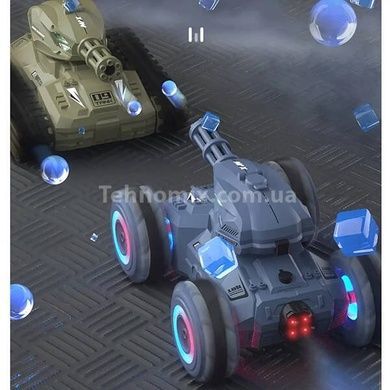 Танк стріляючий з керуванням жестами + пульт д/в Tracked Tank Pank Shooter Зелений