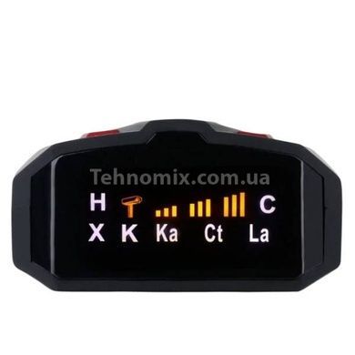Радар -детектор v7 360 градусов Красный