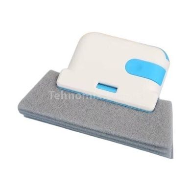 Щітка для миття вікон для важкодоступних місць Cleaning brush Білий з блакитним
