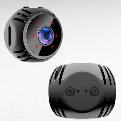 Миникамера с функцией ночного виденья W8 IP Wi-Fi HD Черная