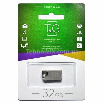 Флешка картка пам'яті USB 32GB T&G Metal series TG106 Сталева
