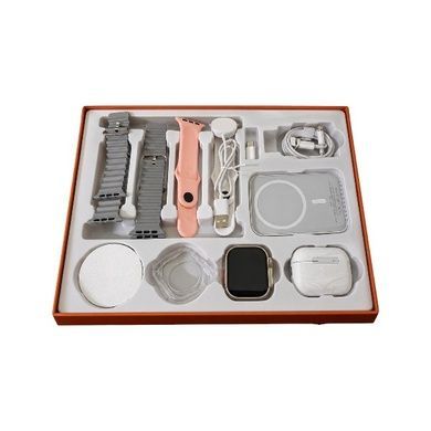 Смарт-часы Ultra MVP-135 с 3 ремешками, Power Bank MagSafe и беспроводными наушниками