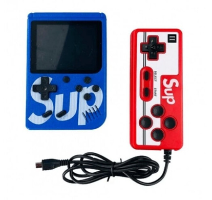 Портативна приставка Retro FC Game Box Sup 400in1 Plus Blue + джойстик