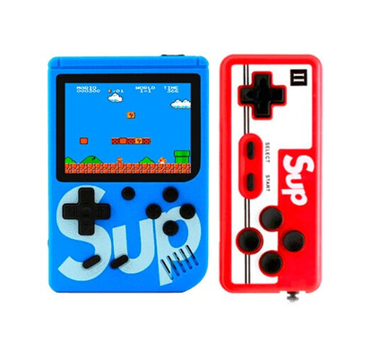 Портативна приставка Retro FC Game Box Sup 400in1 Plus Blue + джойстик