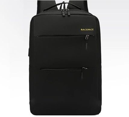 Набор для прогулок Backpack 3 в 1 (рюкзак, сумка, клатч) Черный