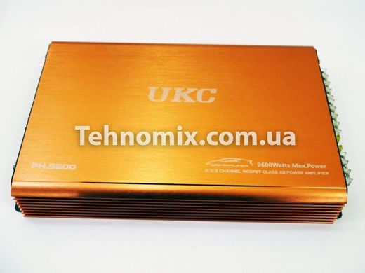 Автомобільний підсилювач звуку UKC PH-9600 4-х канальний