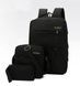 Набор для прогулок Backpack 3 в 1 (рюкзак, сумка, клатч) Черный