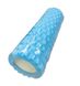Ролик масажний для йоги, фітнесу (спини і ніг) OSPORT (30 * 9 см) Блакитний