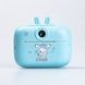 Фотоаппарат моментальной печати Зайчик Print Camera MA458 Голубой