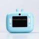 Фотоаппарат моментальной печати Зайчик Print Camera MA458 Голубой