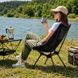 Стул раскладной туристический KingCamp 56*60.5*65.5см Чёрный с фиолетовым