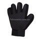 Рукавичка для вичісування шерсті з домашніх тварин PET GLOVES True Touch Чорна