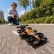 Дрон-машинка радиоуправляемая пенопластовая F1 G58 Черная с оранжевым