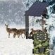 Камера видеонаблюдения охотничья фотоловушка на солнечной панели с датчиком движения 4G A8-T31 Камуфляжная
