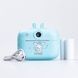Фотоаппарат моментальной печати Зайчик Print Camera MA458 Голубой