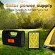Фонарь Power Bank с солнечной панелью EP-351 + лампочки 3шт