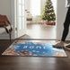 Коврик для дома в прихожую Home Синий 40*60