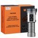 Ліхтар ручний акумуляторний YEMAO YM-F555X 5P35+4LED RED+BLUE Сірий