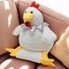 Игрушка-плед 3в1 Курочка 45см 28613 Белая