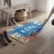 Коврик для дома в прихожую Home Синий 40*60