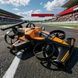 Дрон-машинка радиоуправляемая пенопластовая F1 G58 Черная с оранжевым
