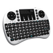Беспроводная клавиатура с тачпадом wireless MWK08 (I8) белая