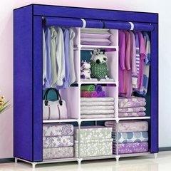 Складана тканинна шафа Storage Wardrobe 88130 Синя