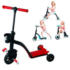 Cамокат-велобег-велосипед 3 в 1 Children Car Scooter Красный
