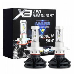 Светодиодные лампы LED X3 HEADLIGHT Н4