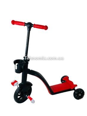 Самокат-велобіг від-велосипед 3 в 1 Children Car Scooter Червоний