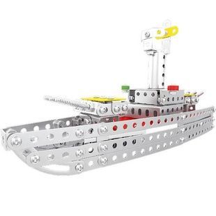 Конструктор металлический Корабль 246 деталей X688-1