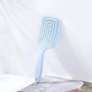 Гребінець пластиковий продувний Hollow Comb (Candy-colored) Блакитний