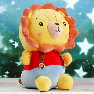 Игрушка мягкая Львенок 38см М 14655 Разноцветная