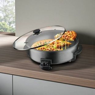 Сковорода для піци 1500Вт Pizza pan R.5405 RAF Чорна