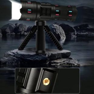 Ліхтар ручний акумуляторний + 5 світлофільтрів NIGHT VISION FLUORESCENCE AK178-1-WHITE Чорний