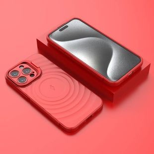 Чохол MagSafe soft-touch with stand Iphone 15 Pro Max Червоний